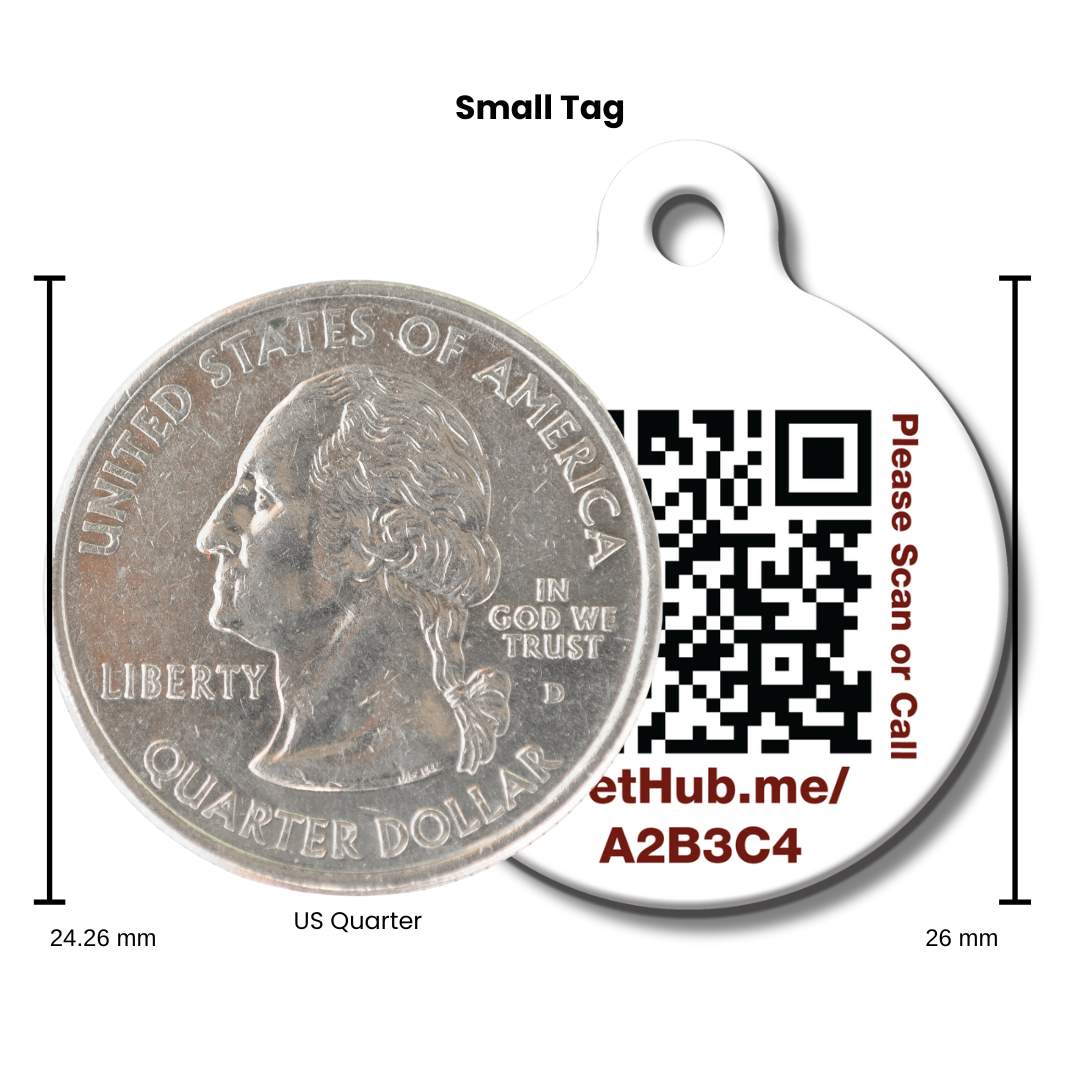 PetHub QR Pet ID Tag – Oh Crap I’m Lost