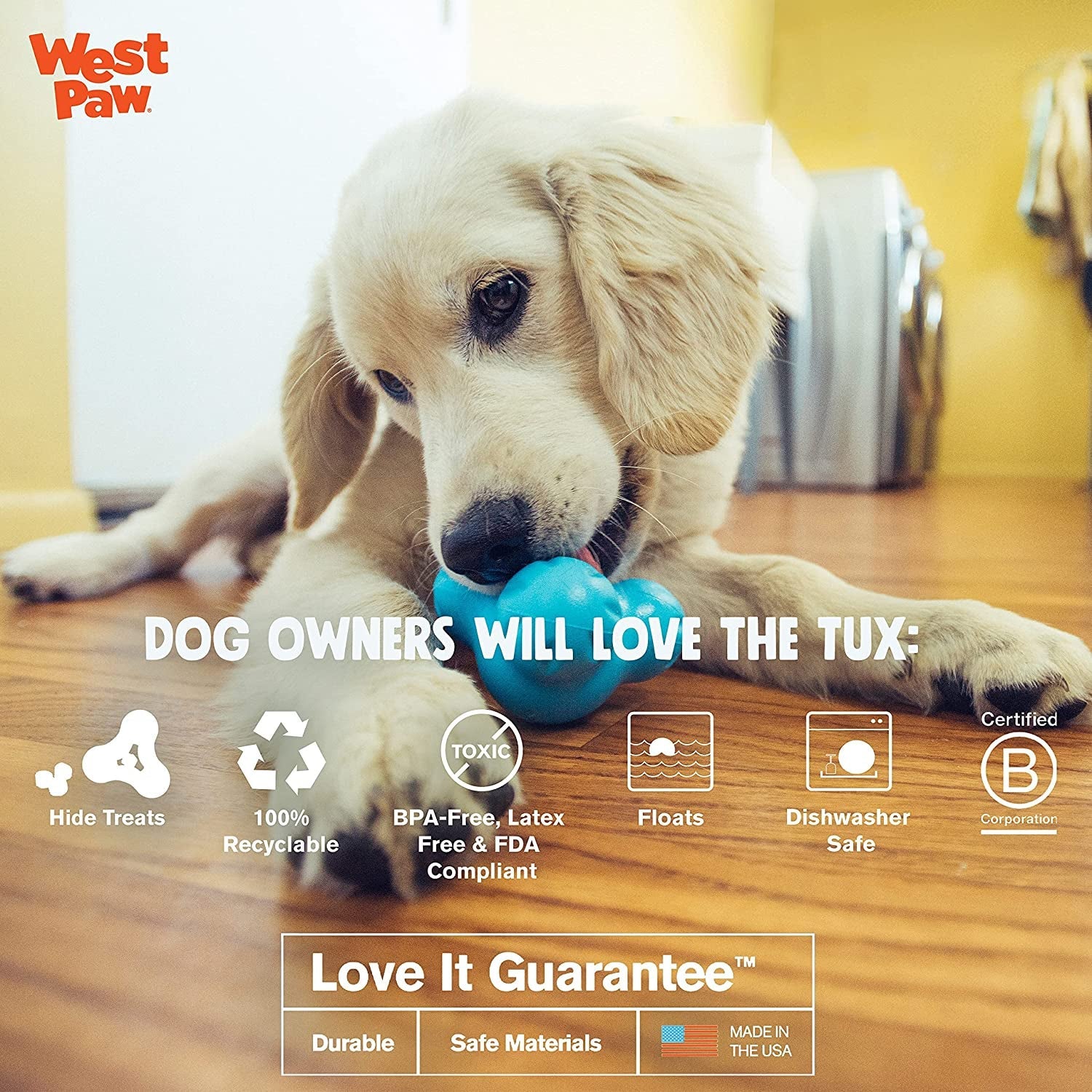 Zogoflex Tux Treat Dispensing Dog Chew Toy