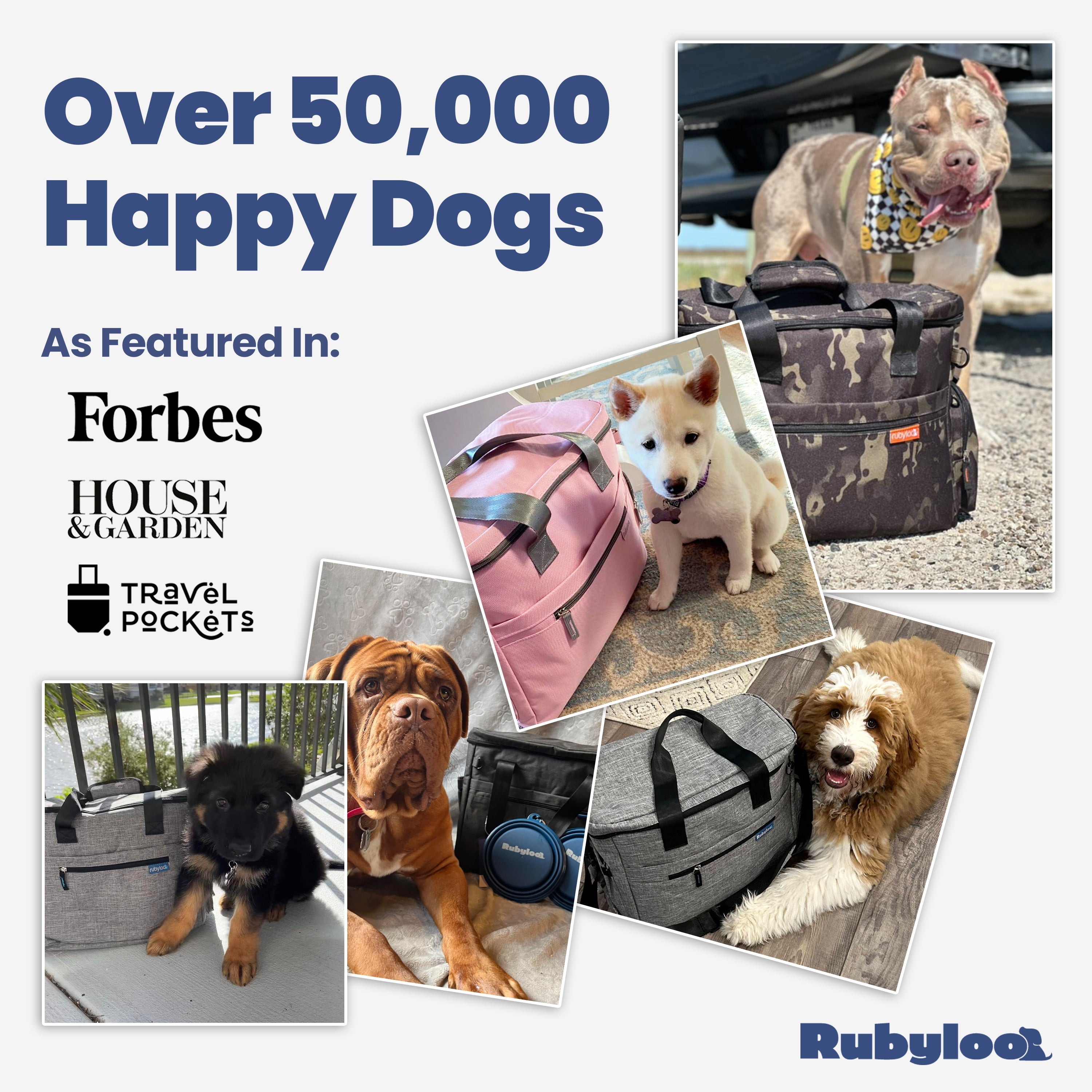 The Original Doggy Bag™ Dog Travel Bag for Supplies