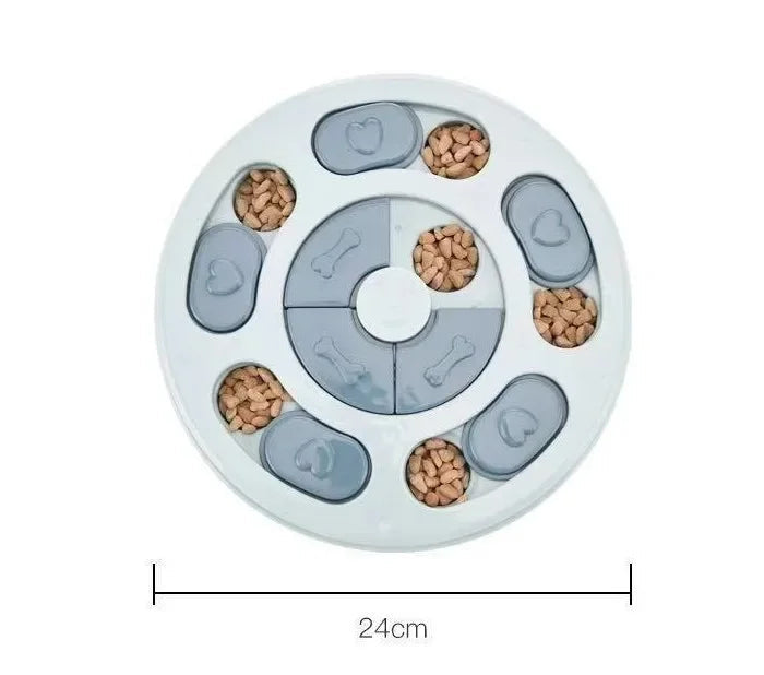 Dog Puzzle Toys Slow Feeder Interactive Increase Puppy IQ Food Dispenser Slowly Eating NonSlip Bowl Pet Cat Dogs Training Game