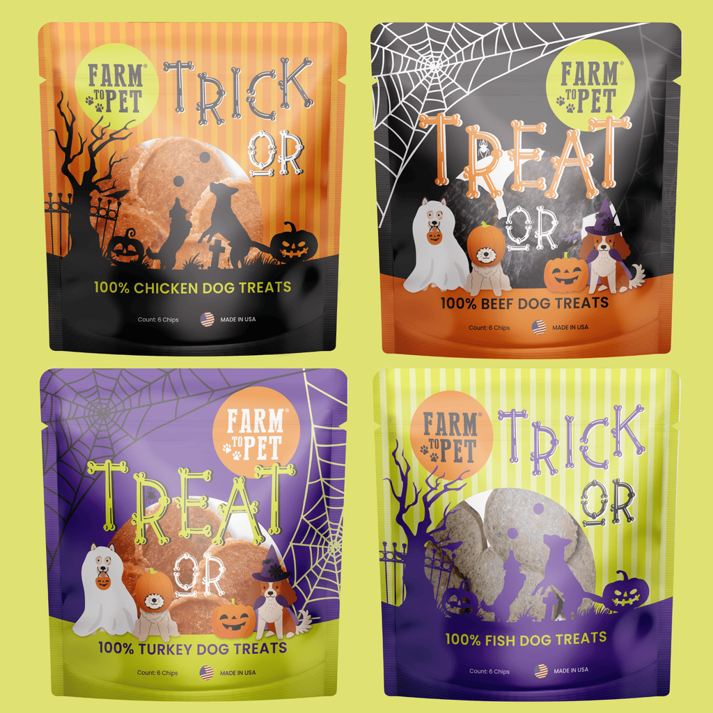 Halloween Dog Treat Snack Pack 24-Piece Bundle