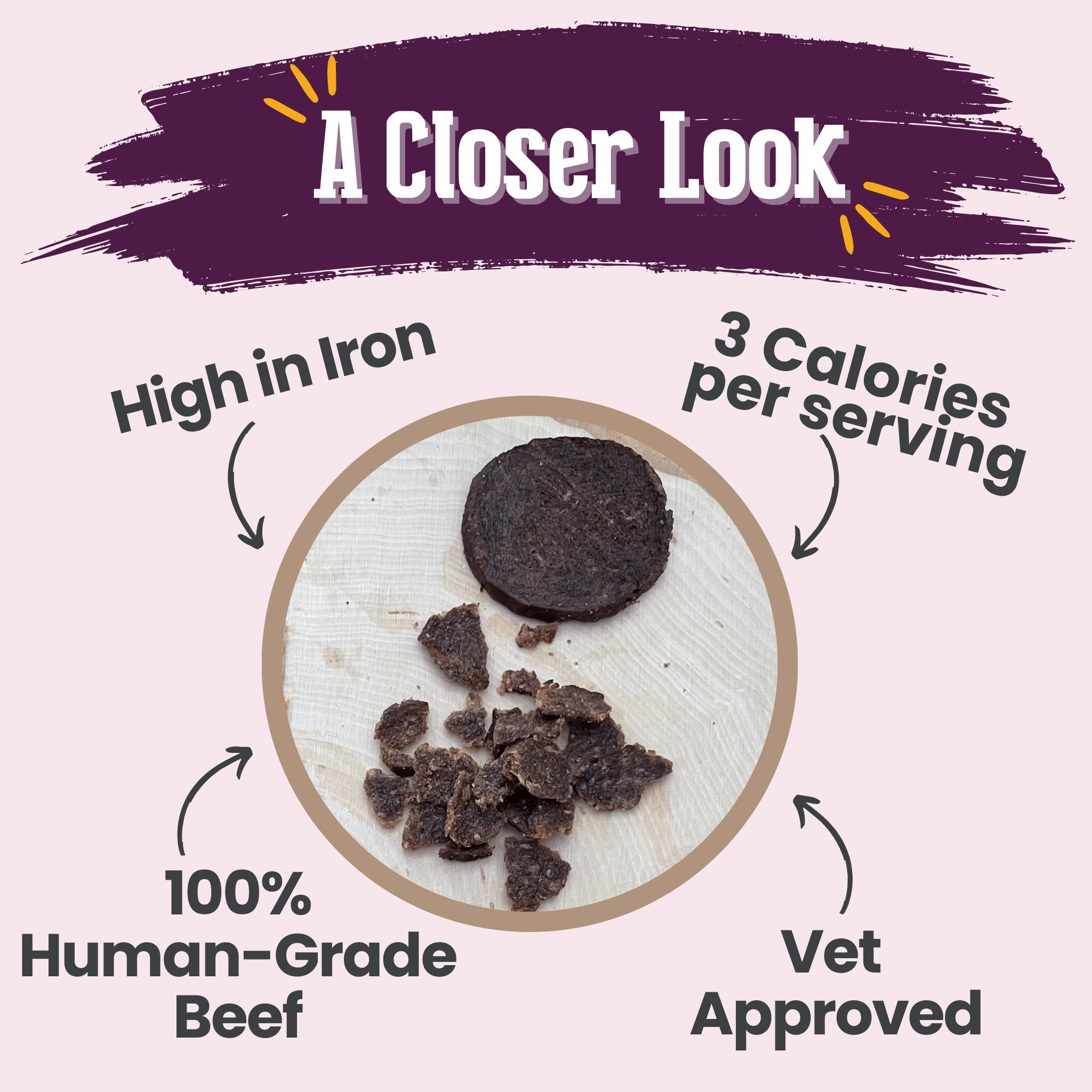 Beef Crumbles Cat Treats | High Protein Treats for Cats