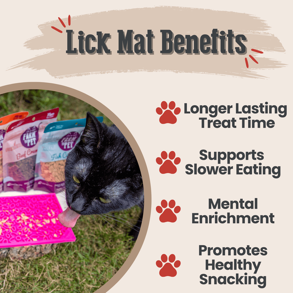 Lick Mats for Cats and Small Dogs