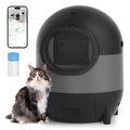 Say goodbye to scooping! 🐾✨ Meet the ultimate Self-Cleaning Cat Litter Box with WiFi & app control! Perfect for multiple cats and designed for easy living! 🐱💖
