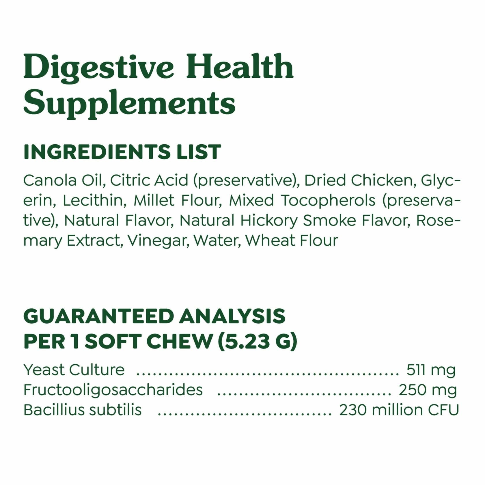 BestBy01/25 Greenies Digestive Health Probiotics DogTreats Chicken 7.8oz 40ct