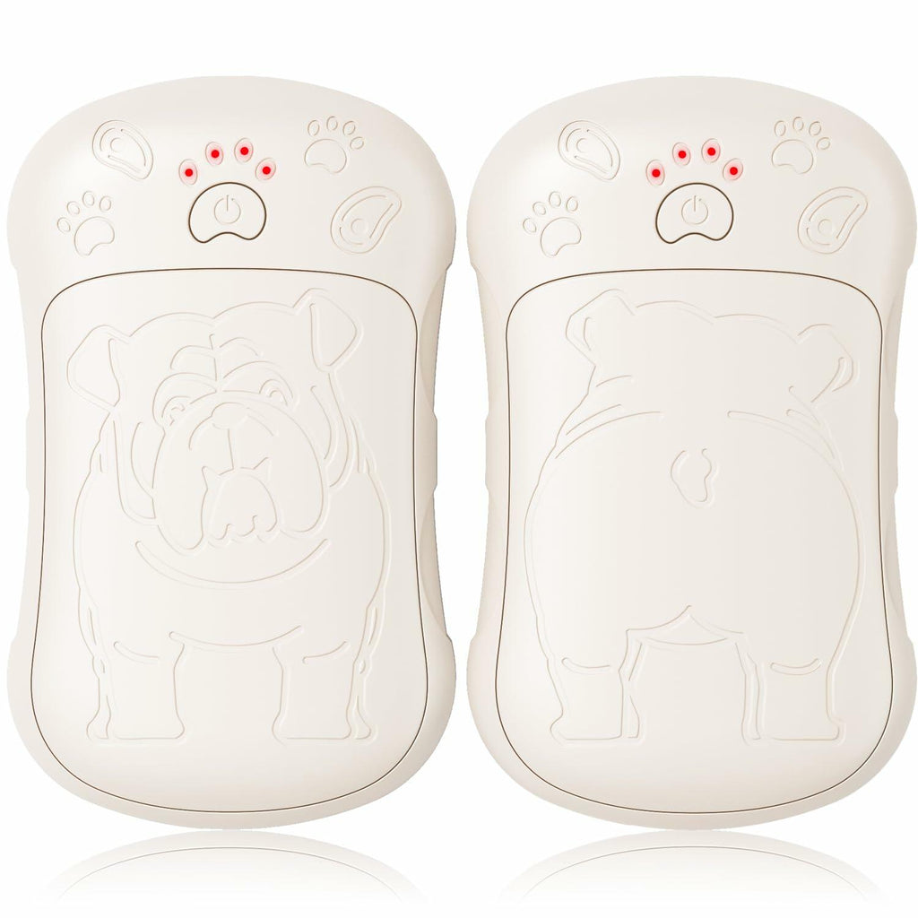 OLV Rechargeable Hand Warmers 2 Pack 6000mAh Magnetic Beige Portable