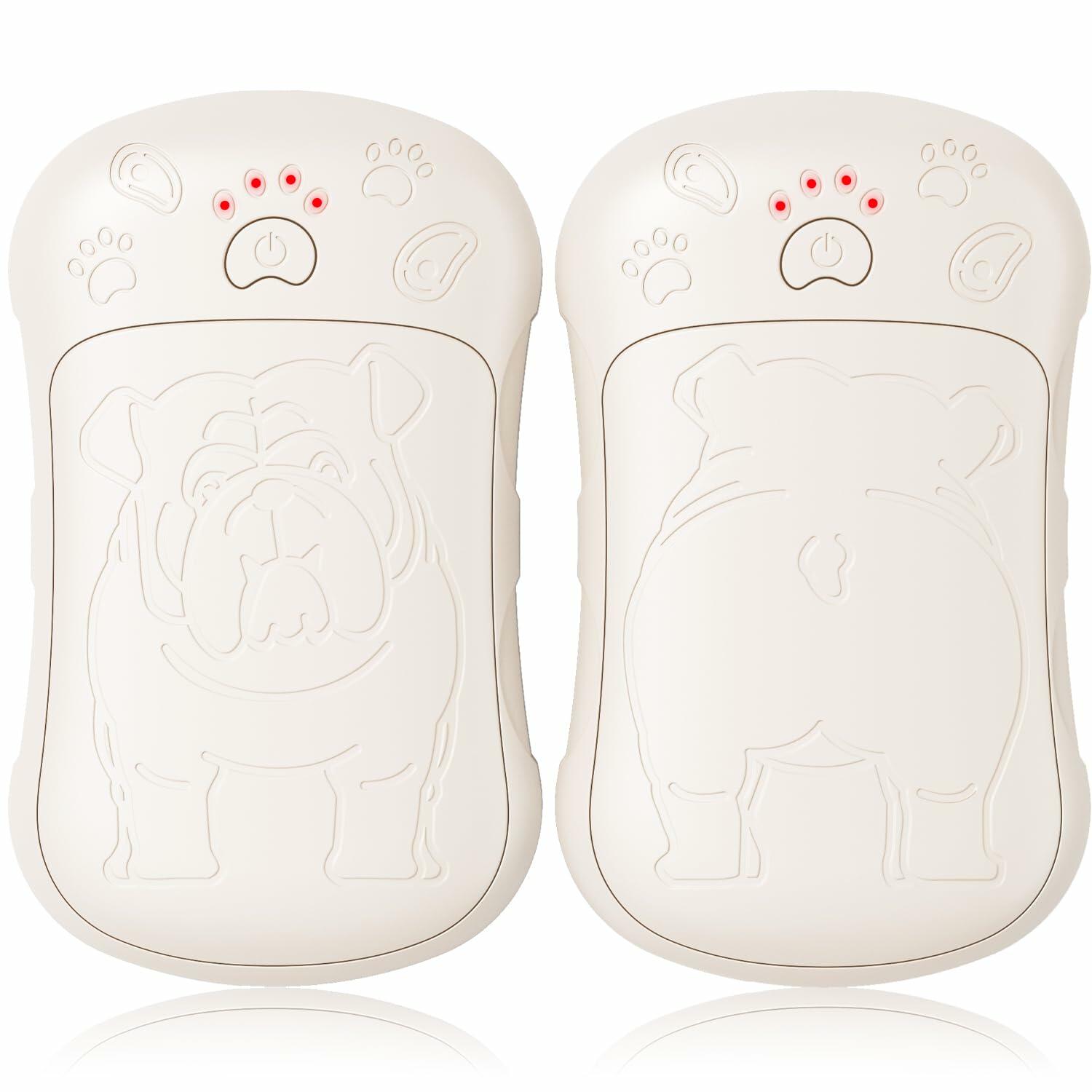 OLV Rechargeable Hand Warmers 2 Pack 6000mAh Magnetic Beige Portable